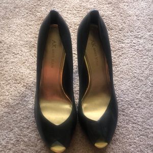 Work Essential Peep Toe Heels